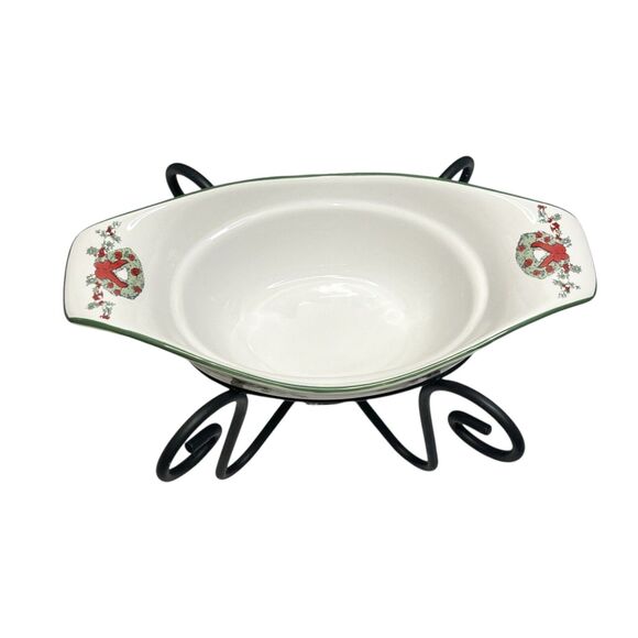 Pfaltzgraff Victorian Lane Gravy Boat w/ Stand & Ladle 3-Pc Set New in Box - Picture 4 of 7